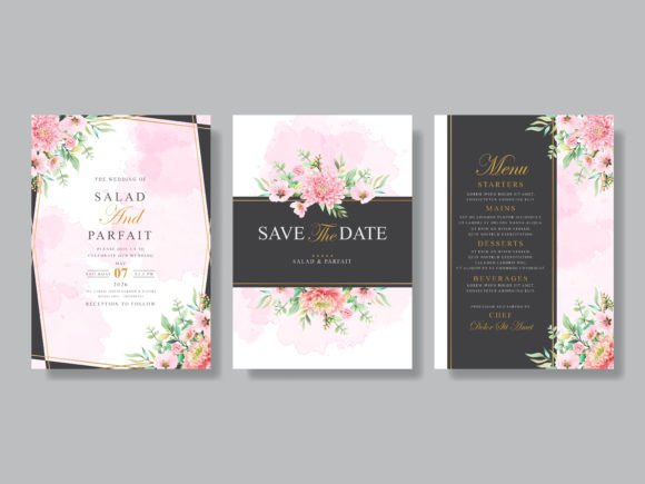 Download Beautiful Floral Wedding Invitation Card - Invitation card Collection