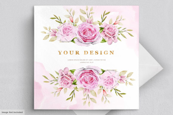 Download Watercolor Floral Invitation Card Set - Invitation card Collection