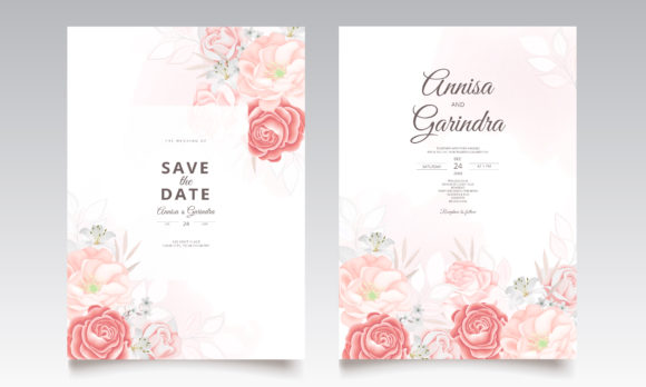 Download Floral Frame Wedding Invitation Card - Invitation card Collection