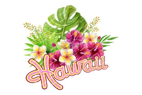 Download Hawaii Sublimation Design Tropic Flowers - Premium Resources