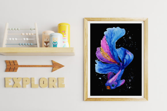 Download Gute Sea Fish,Room Decor, Kids Wall Art - Kids wall art Collection