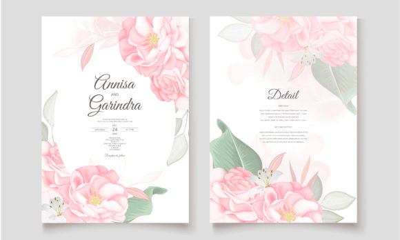 Download Romantic Wedding Invitation Card Flower - Invitation card Collection