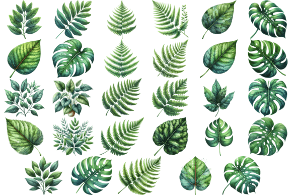 Download 29 Tropical Greenery Jungle Bundle - Tropic Collection