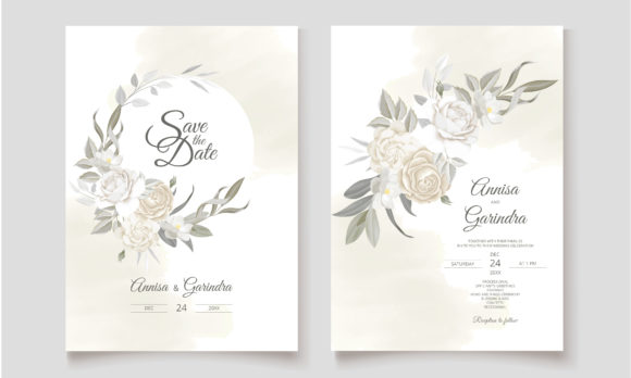 Download Beautiful Floral Wedding Invitation Card - Premium Resources