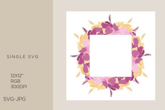 Download Hibiscus Flowers Tropic Frame - Premium Resources