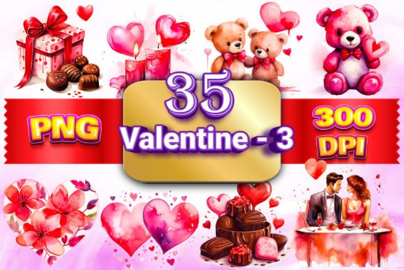 Download Valentine Clipart Bundle 3 - Premium Resources