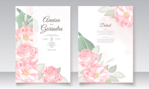 Download Romantic Wedding Invitation Card Flower - Invitation card Collection