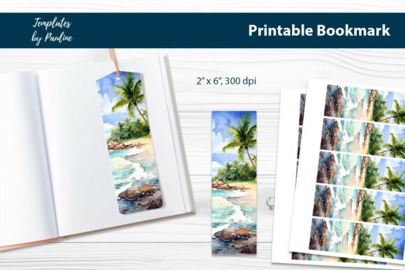 Download Tropical Vacation Printable Bookmark - Tropic Collection